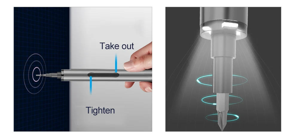 BESTOOL 57 in 1 With Magnet Pad Magnetizer Electric Screwdriver Set Rechargeable Cordless Power Screw Driver Kit