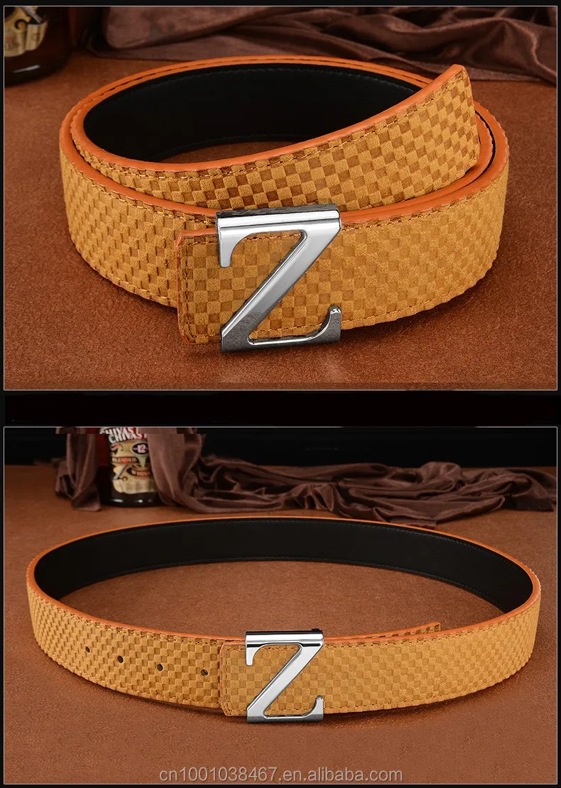 Leather Luxury Brand Belt Men Leather Replica Designer Belt Women Suede Leather Embossed Belt