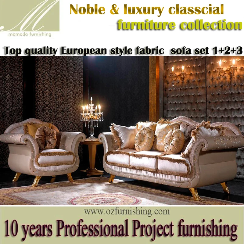 Yb33 3pc Victorian Luxury Italian Style Living Room Sofa Neo