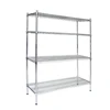 Guaranteed Quality Factory Price Oem/Odm Chrome Wire 4-Shelf Metal Shelving Rack