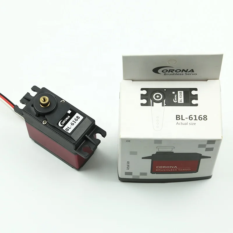 Corona BL6168 63.6g couple &eacute;lev&eacute; rc rc standard servo sans brosse de moteur