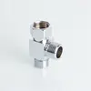 4 Way Angle Valve G1/2'' Brass Shower Head Water Diverter Separator Sealing Ring