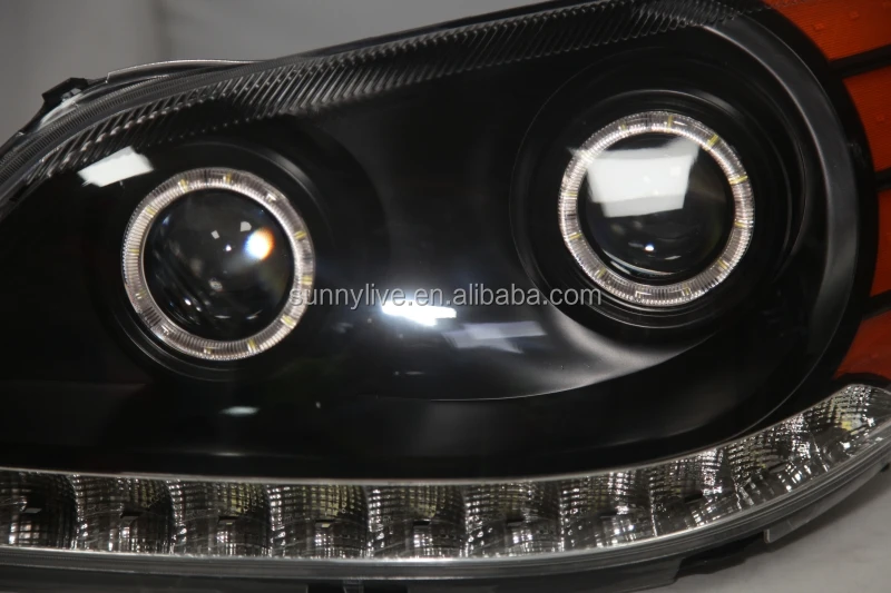 For TOYOTA MARK II GX110 led headlight Black Housing Housing2003-2007