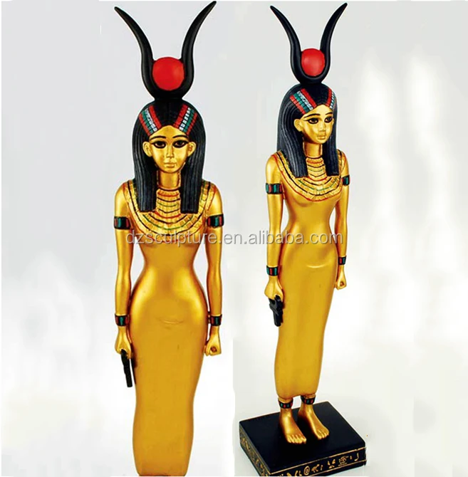 Ancient Egyptians Golden Female Sculpture Buy Egyptian