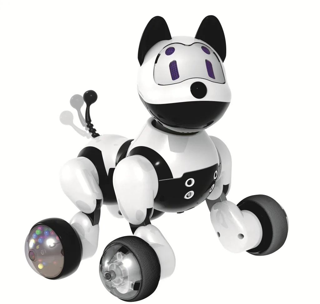 dancing robot cat