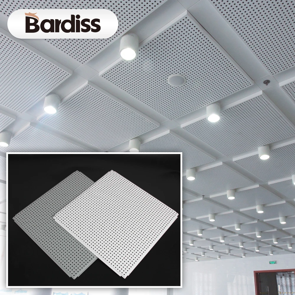 Acoustical Aluminum Ceiling Tiles 600x600mm Aluminum Lay In Perforated Ceiling Covering Panel Aluminium Square Ceiling Tile View Pvc Ceiling Board