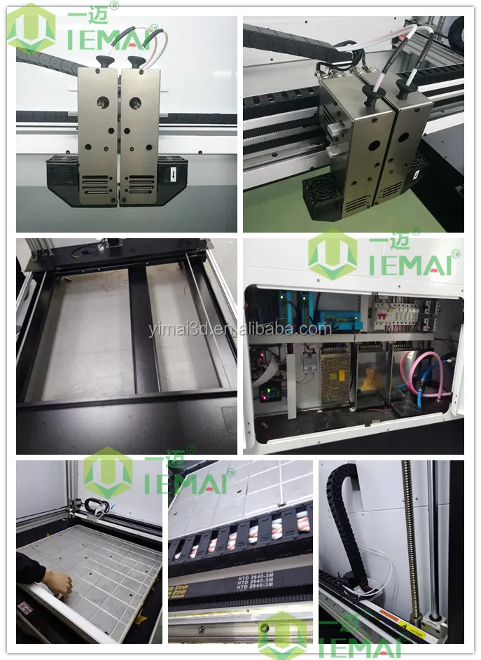 Large Format 3D Printer 1000x1000x1000 Mm Industrial 3d Printer , professional FDM 3 D machine 1m