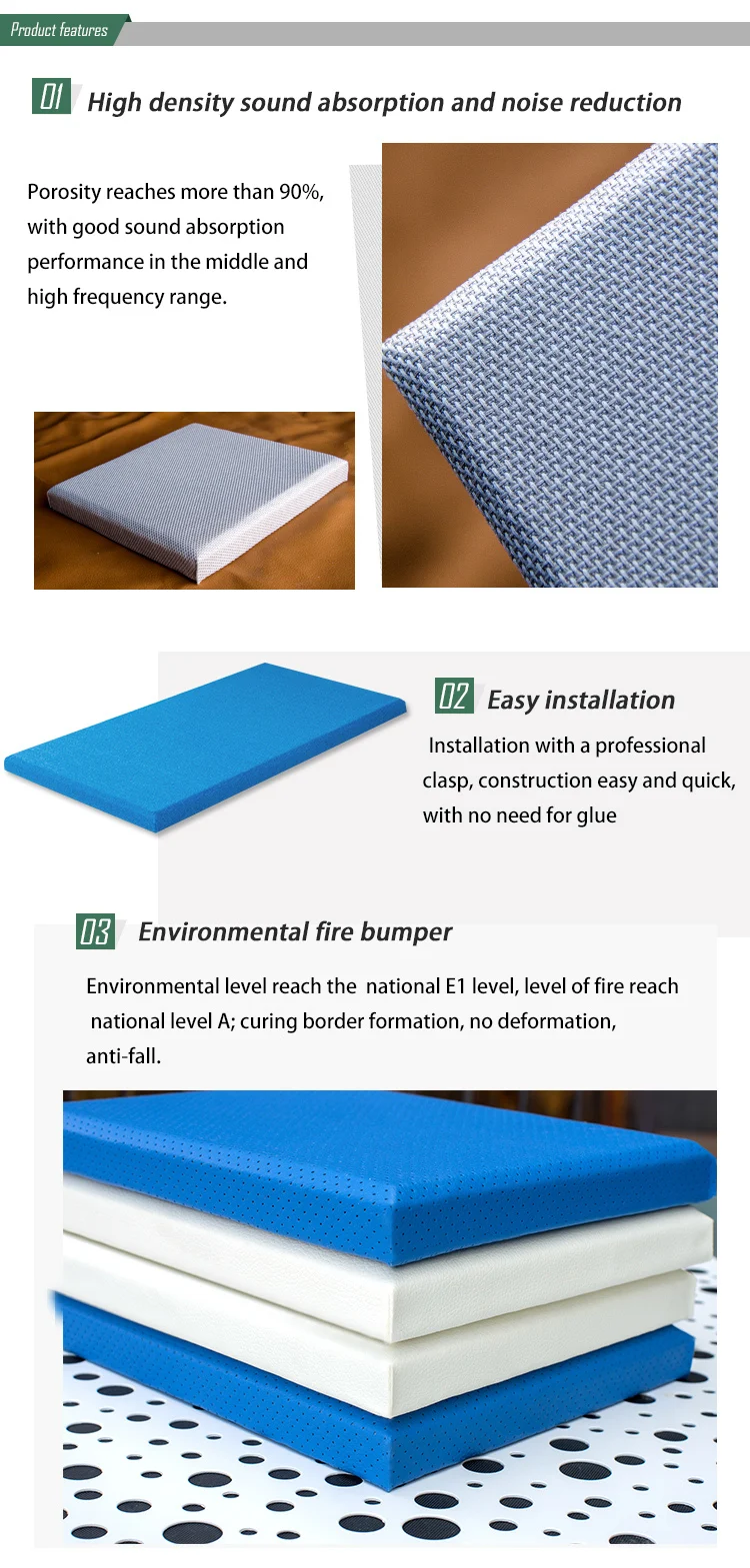 Fabrik Lieferant Stoff Akustische Wand Und Deckenplatte - Buy Product