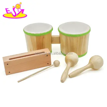 wooden baby drum