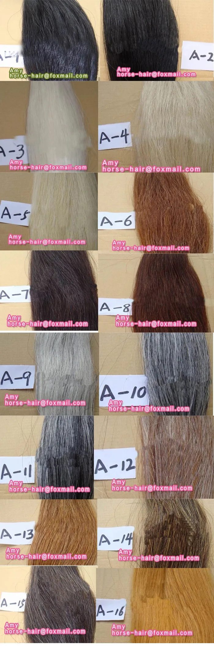 Horse Tail Hair Extension Fake Horse Tail With Cap Or Loop Attch For