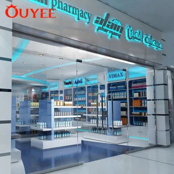 Wooden Medical Store Counter Retail Modern Shop Interior Design Pharmacy Furniture Buy Pharmacy Furniture Retail Pharmacy Shop Interior