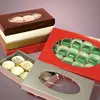 Cheap Paper Folding Candy Gift Box With Clear PVC Window