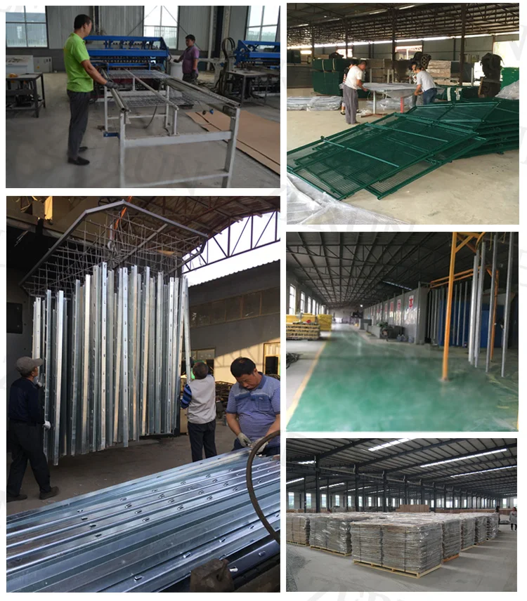 High Quality Powder Coated Hot-dip Galvanized 3D Rigid Welded Wire Mesh Fence Panels