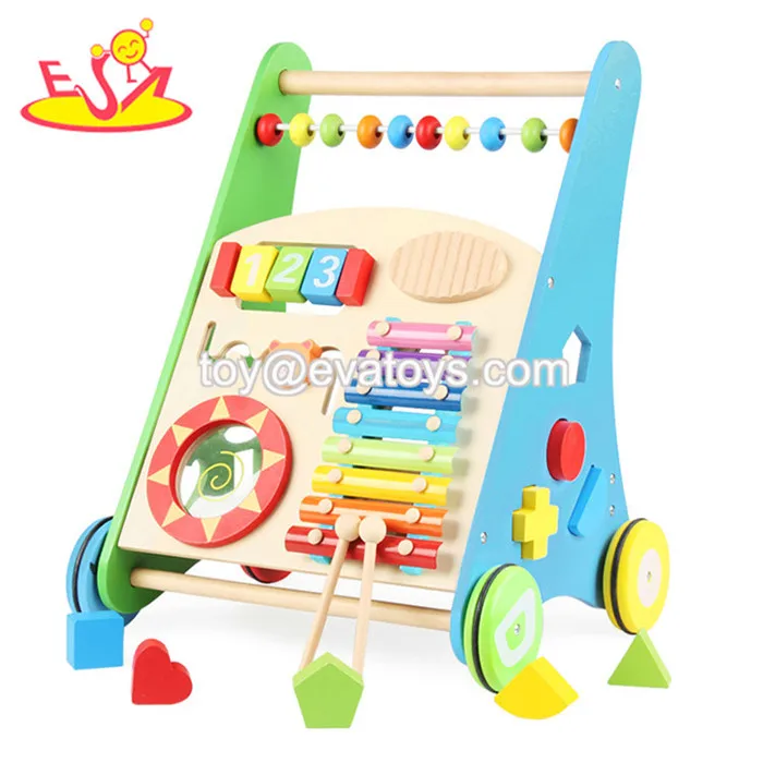 wooden push walker for baby