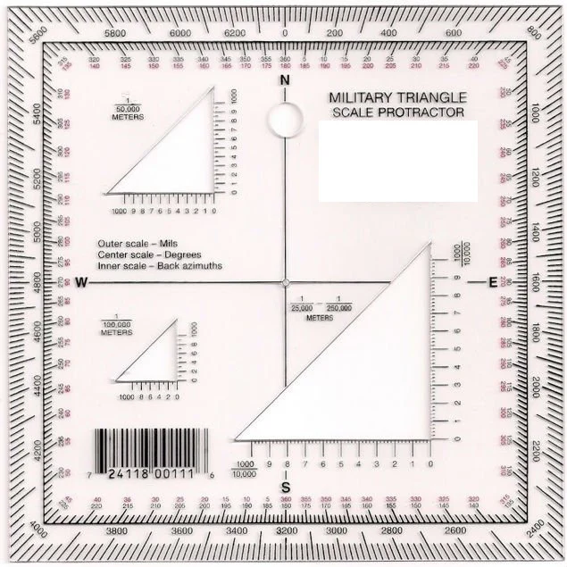 us military map protractor
