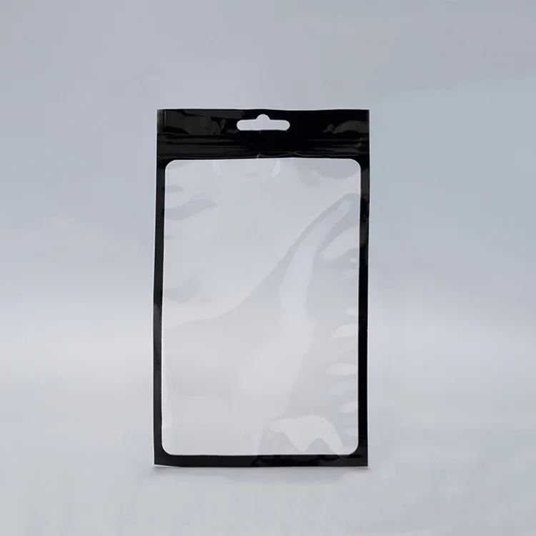 Three Side Sealing Reusable Ziplock Cell Phone Case Zipper Packaging