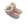 PVC winter footwear design warm ankle shoes christmas boots