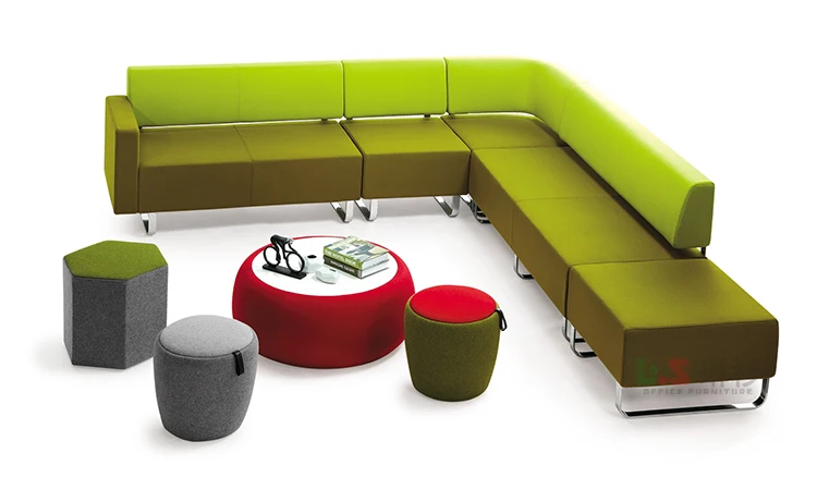 Modern New Design Corner Sofa Office Lounge Furniture - Buy Office ...