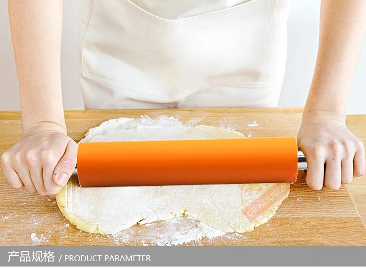 Amazon Nonstick Silicone Rolling Pin With Stainless Steel Handle Buy