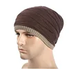High quality knitted cap fashion wool hat set head hat warm men and women outdoor cap autumn and winter ski hat.
