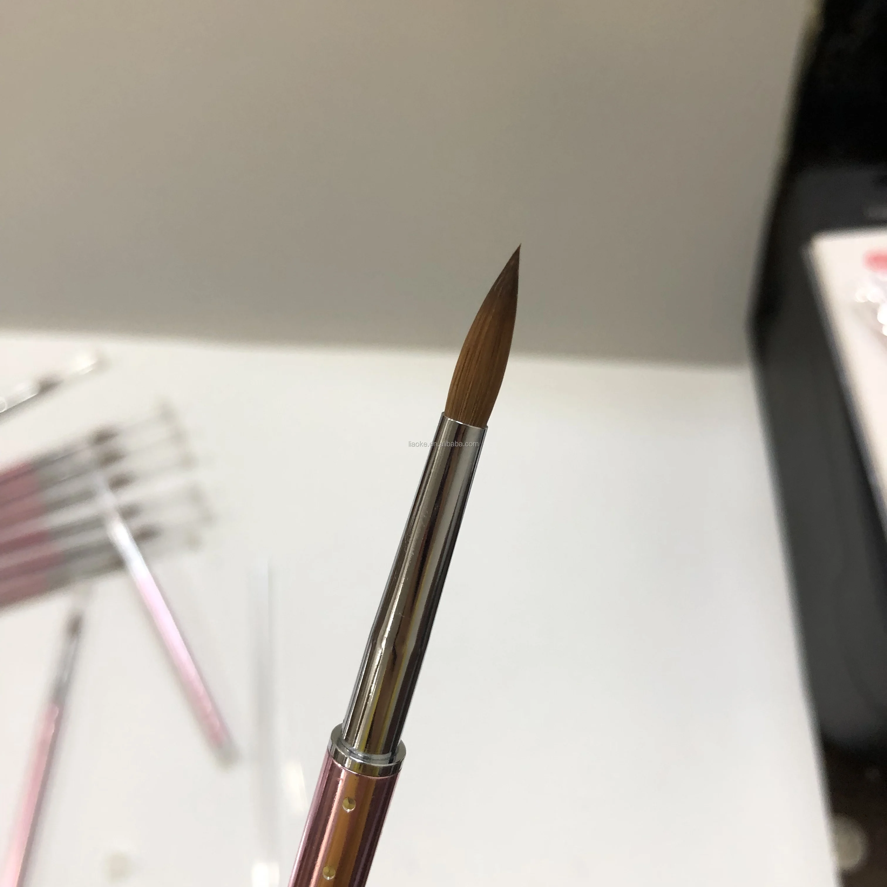 High Quality 100 Kolinsky Nail Brush Professional Beauty Salon Nail