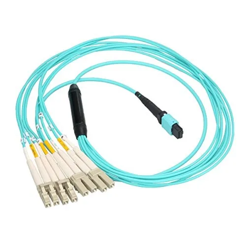 8 Fiber 40g Qsfp+ Mtp Mpo To 4x10g Lc Duplex Sfp+ (8xlc) Mpo Mtp To Lc ...