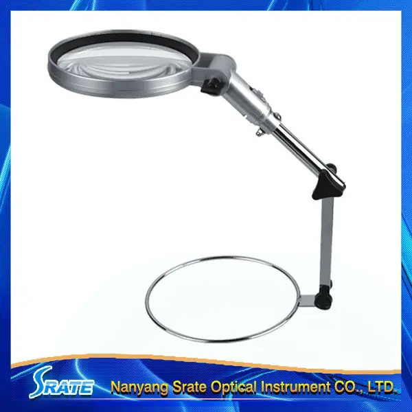 Mg3b1 Flexible Arm Desktop Magnifying Glass With Led Light Buy