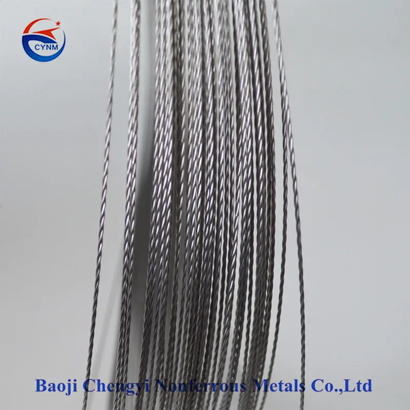 Wolfram Wire Rope Tungsten Seed Cable W Tungsten Wire Used For The