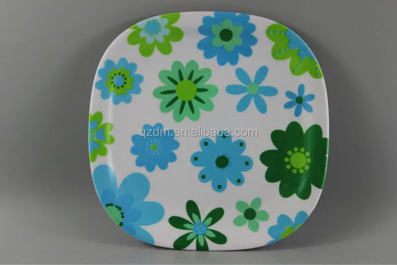 Square Shape Melamine Dinner Plate