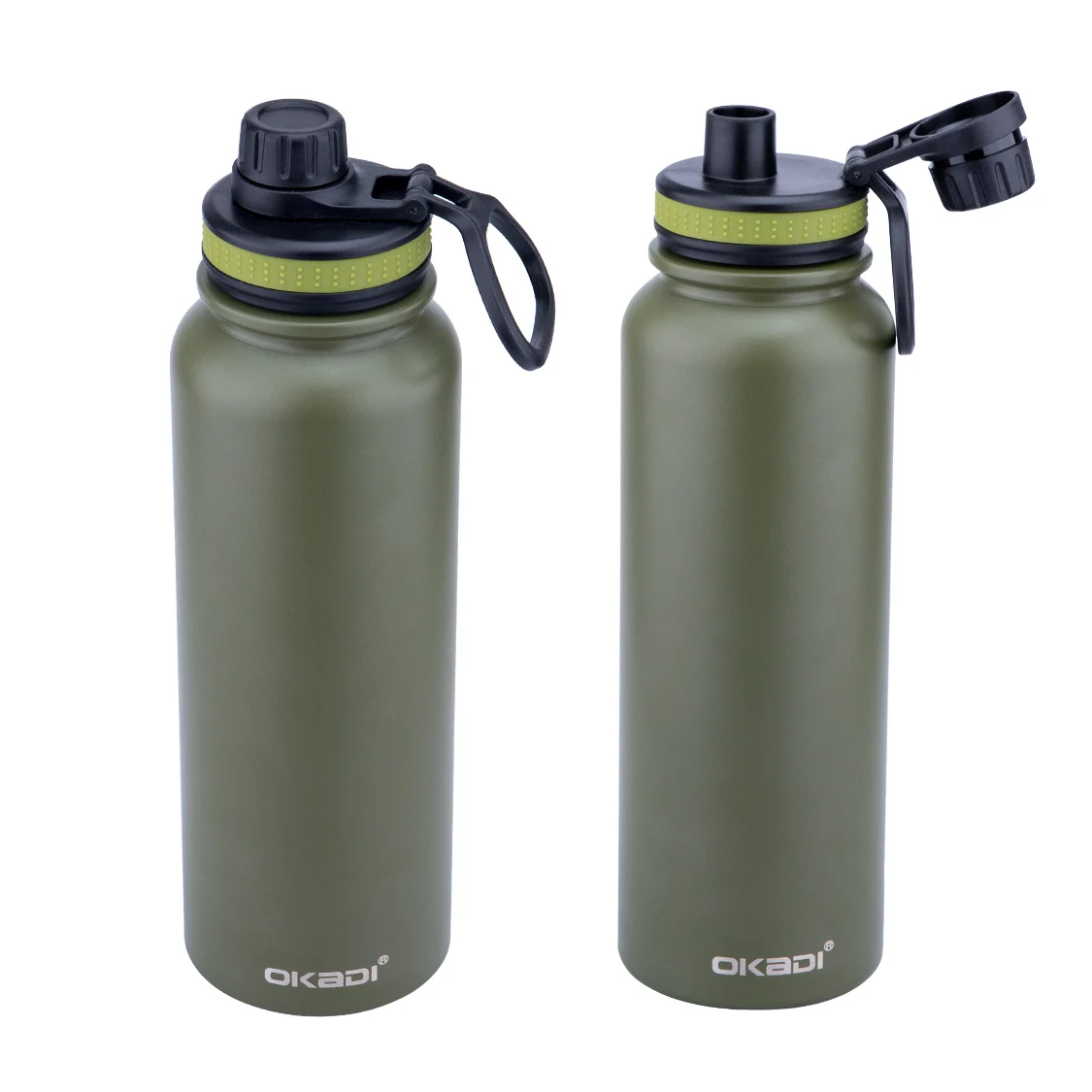 Okadi 30onces Double Wall Vacuum Insulated Bottle,Stainless Steel ...