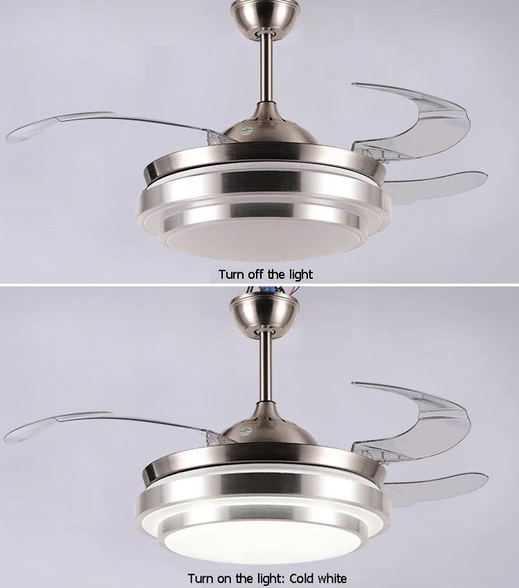 42 Inch Invisible Blades Ceiling Fan With Remote Control Buy