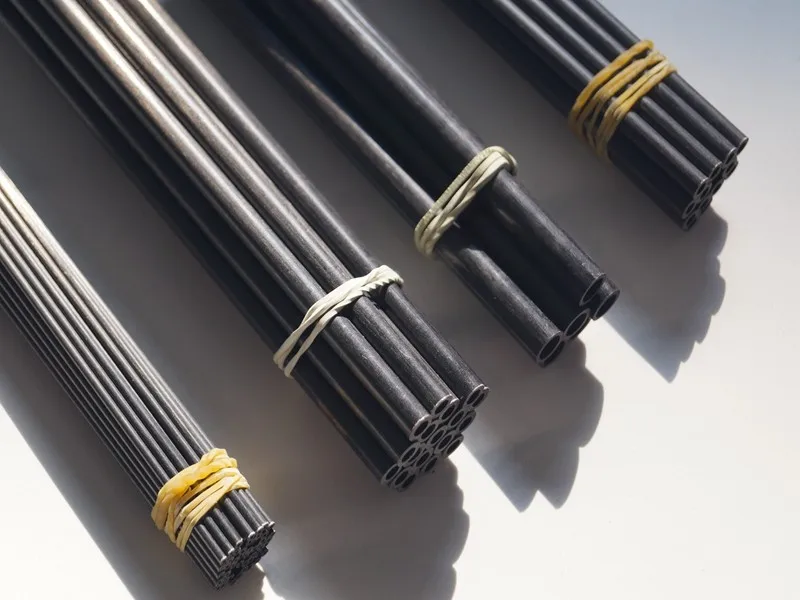 thumbnail image 2 of Carbon Fiber Round Tube 4mm X 3mm X 400mm Carbon Fiber Pultrusion 2 of 14