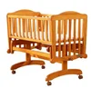 High quality wooden swing cribs baby cradle baby beds