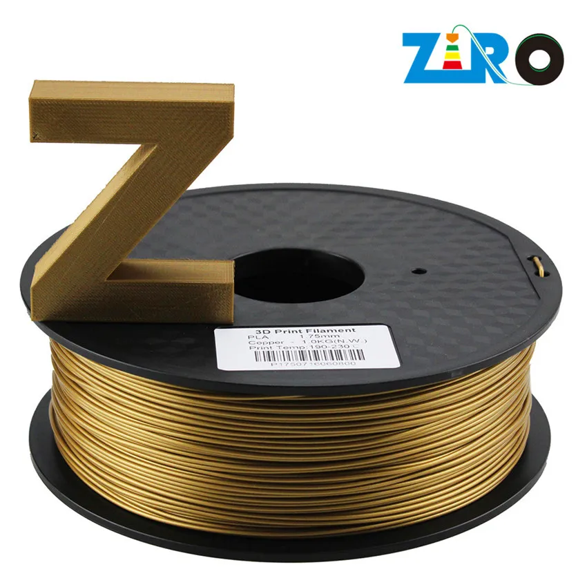 China Wholesale Metal Filled Pla Filament 1.75mm 3d Printer Filament