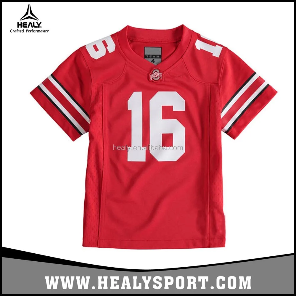 الأزياء Usa كلية شعار ملابس كرة قدم مخصصة Ohio State Buckeyes قمصان Buy أوهايو ستيت بوكيز شيرت شعار مخصص لكرة القدم جيرسي الولايات المتحدة الأمريكية كلية كرة القدم جيرسي