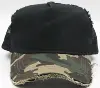 5 panel Cotton Twill Plain Rough edged mesh trucker hat