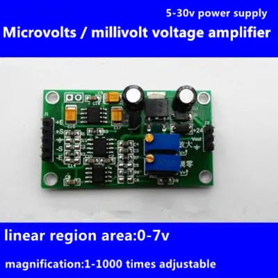AD620 Microvolt MV Voltage Amplifier Signal Instrumentation Module Board GW