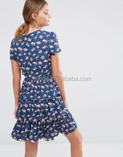 robe yumi flamant rose