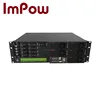 Telecom 3U power system with SNMP controller, 48V 1800wrectifier, SPD and load distribution unit