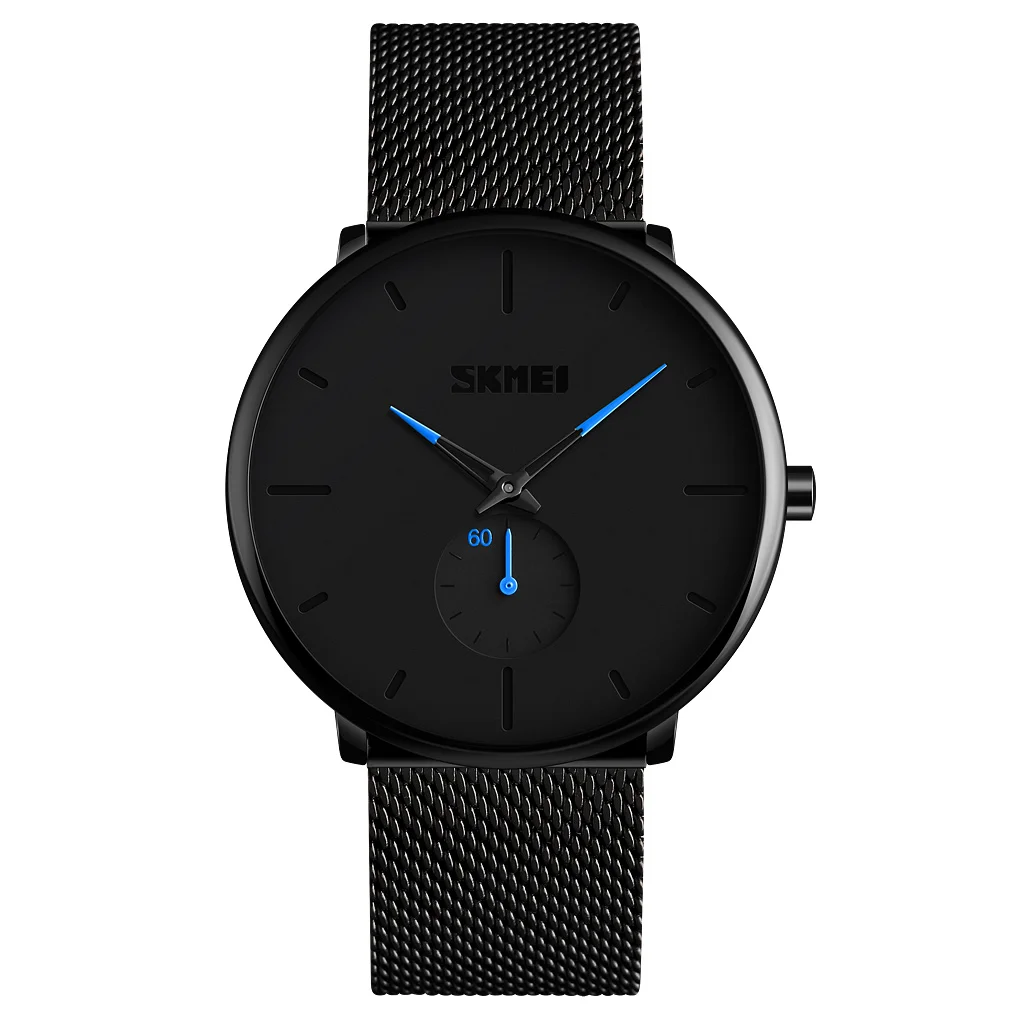 Skmei 9185 Black Fashion Quartz Water Resistant Men Wrist Watches 30m ...