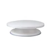 11 inch Kitchen Rotating Cake Decorating Turntable White Plastic Cake Stand Baking Tools