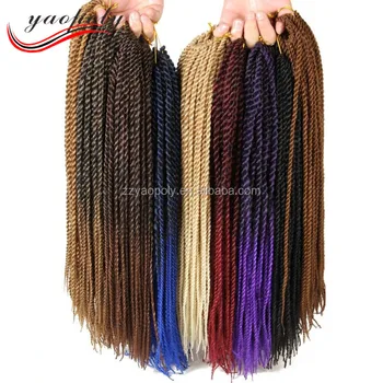 2x Small Havana Mambo Twist Crochet Braids Synthetic Braiding Hair