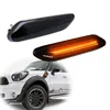 Smoked Lens Amber/White Switchback LED Side Markers For MINI Cooper R60 R61 Turn Signal/Parking DRL/side marker
