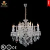 Hot Sales Antique Baccarat 15 Light Silver Crystal Chandelier For Villa