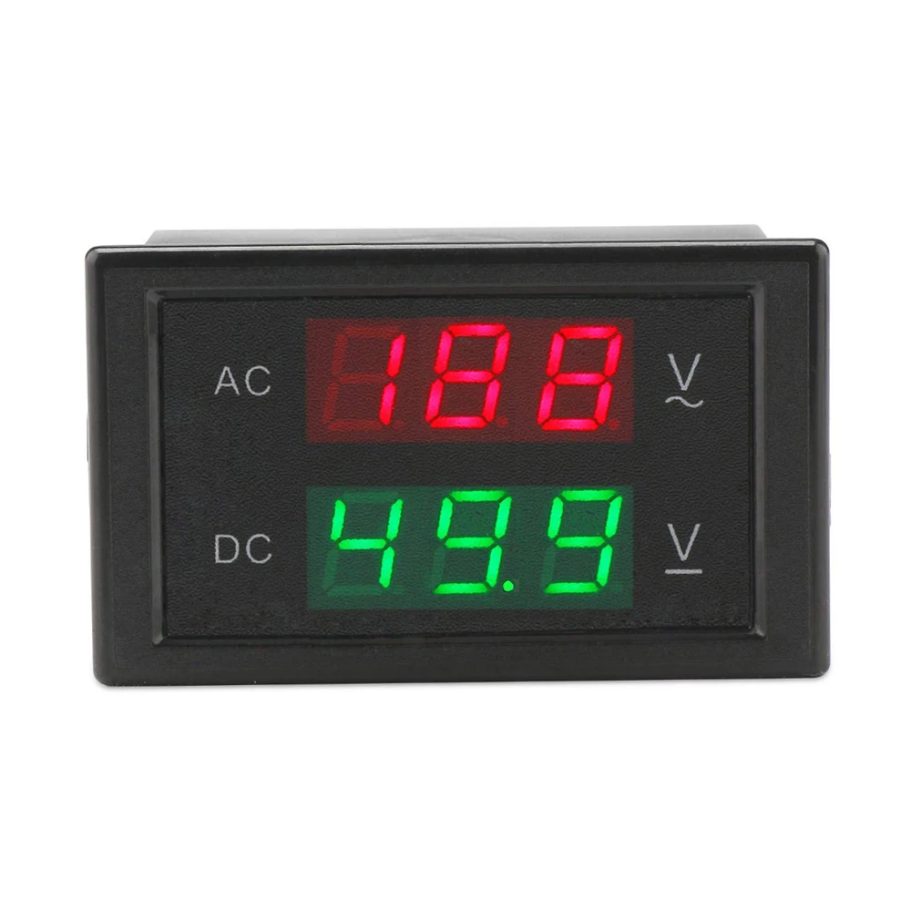 Ac Dc Voltmeter Ac 130250v Volt Meter Dc 099.9v Volt Tester Panel