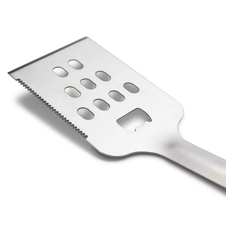  online 2019 Hot Sale  Professional Eco -friendly Food Grade 4pcs BBQ Utensil Set Stainless Steel Barbecue Tool Set