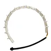 High quality dual color white yellow flexible switchback crystal tear LED strip DRL day time running light for Audi