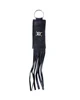 HMB-749E LEATHER FOLDER KEYS HOLDER KEYCHAINS BIKER FRINGES SKULL