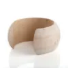 Wholesale DIY Wide Dancing Unfinished raw wood Bangles WJ-B1603