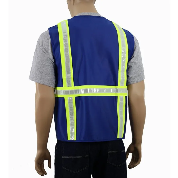 Wholesale High Visibility Blue Safety Warning Vest - Buy ...